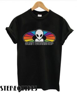 Retro Style Alien Workshop Spectrum Skateboarding T shirt