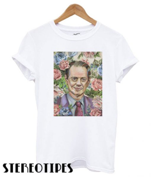 Steve Buscemi Floral T shirt