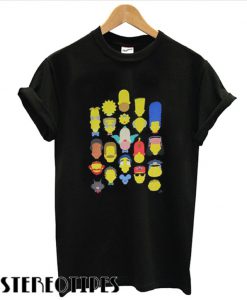 Vector Faces – Simpsons T shirt