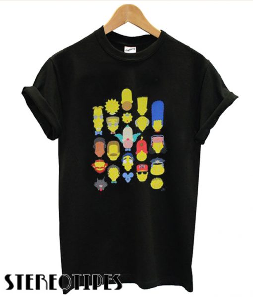 Vector Faces – Simpsons T shirt