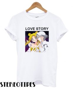 love story sailormoon T shirt
