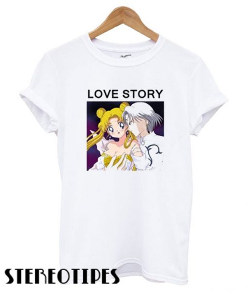 love story sailormoon T shirt