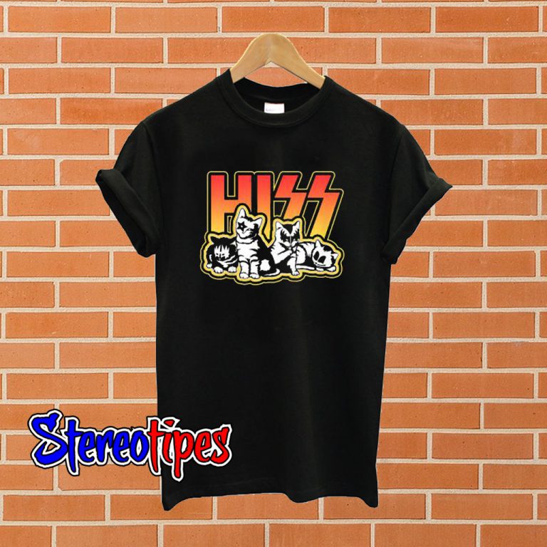 Hiss Cat Cute Cat T shirt