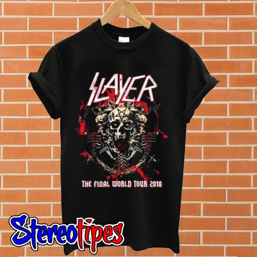 Slayer Final Farewell World Tour 2018 T shirt