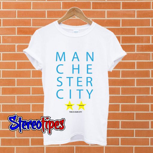 Manchester City White T shirt