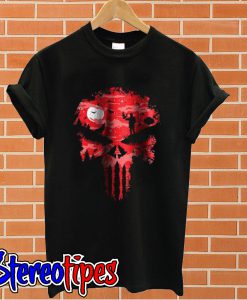 The Punisher Stand And Bleed T shirt