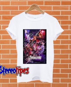 Marvel Avengers Endgame Signature All Heroes T shirt