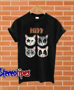 Hiss Kiss Cats T shirt