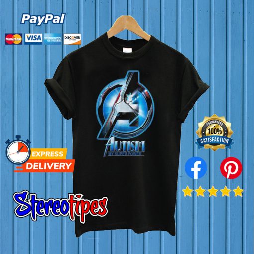 Avenger Autism My Super Power T shirt