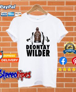 Deontay Wilder Boxing Stance Abs Heavyweight Boxer Champion T shirt