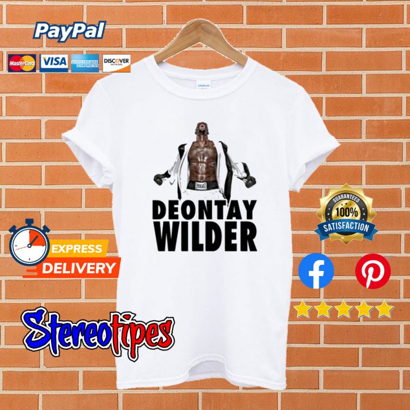 Deontay Wilder The Bronze Bomber T shirt stereotipes
