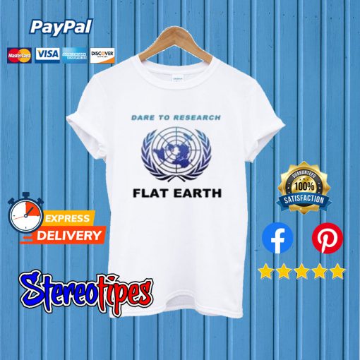 Flat Earth White T shirt