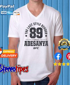 Israel The Last Style Bender Adesanya Established 89 UFC T shirt