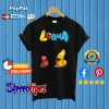 LArva Cartoon Black T shirt