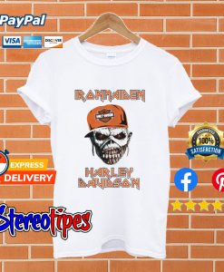 Iron Maiden Harley Davidson Skull T shirt