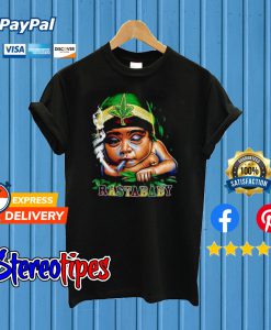 Rasta Baby Cannabis Marijuana Weed T shirt