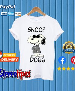 Snoopy Snoop Dogg White T shirt