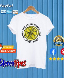 The Stone Roses Lemon Names T shirt