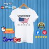 Vanderbilt Baseball USA Flag Map T shirt