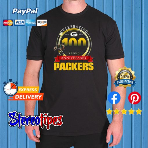 Celebrating 100 Years Anniversary Green Bay Packers T shirt