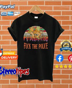 Frog And Toad Fuck The Police Unisex T shirt