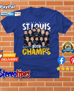 St Louis Blues 500 Level NHL 2019 Stanley Cup Champs T shirt