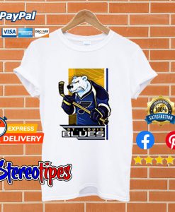 Bear St Louis Blues Stanley Cup T shirt