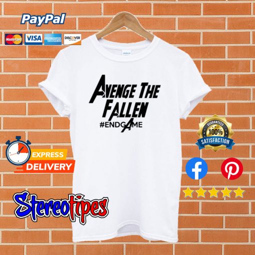 Avenge The Fallen Endgame White T shirt