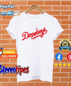 Dopeboys LA Dodgers Parody City Of Angels Nipsey Hussle N.W.A T shirt