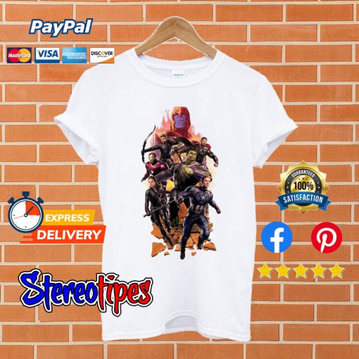 Endgame Thanos And Avengers T shirt