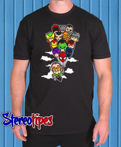 Stan Lee Heroes Ballon Up T shirt