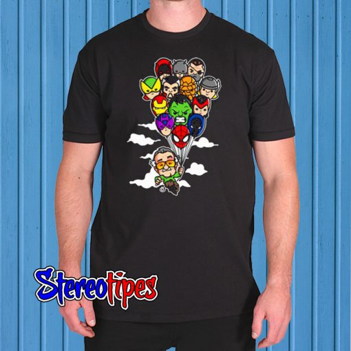 Stan Lee Heroes Ballon Up T shirt