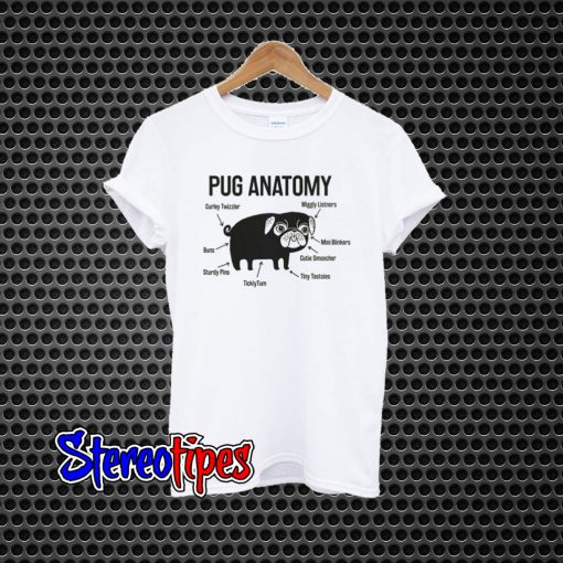 Anatomy Pug T-Shirt