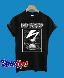 Bad Brains – Capitol White On Black T-Shirt