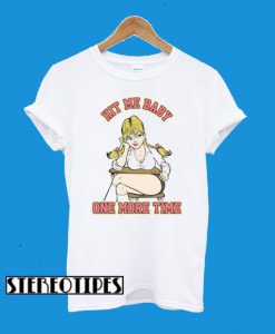 Britney Spears Hit Me Baby One More Time White T-Shirt