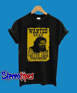 Cactus Jack Wanted Dead Poster T-Shirt