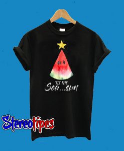 Christmas In July Tis The Sea Sun T-Shirt