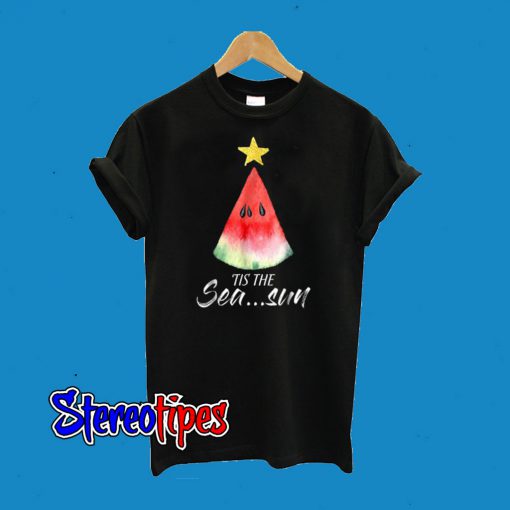 Christmas In July Tis The Sea Sun T-Shirt