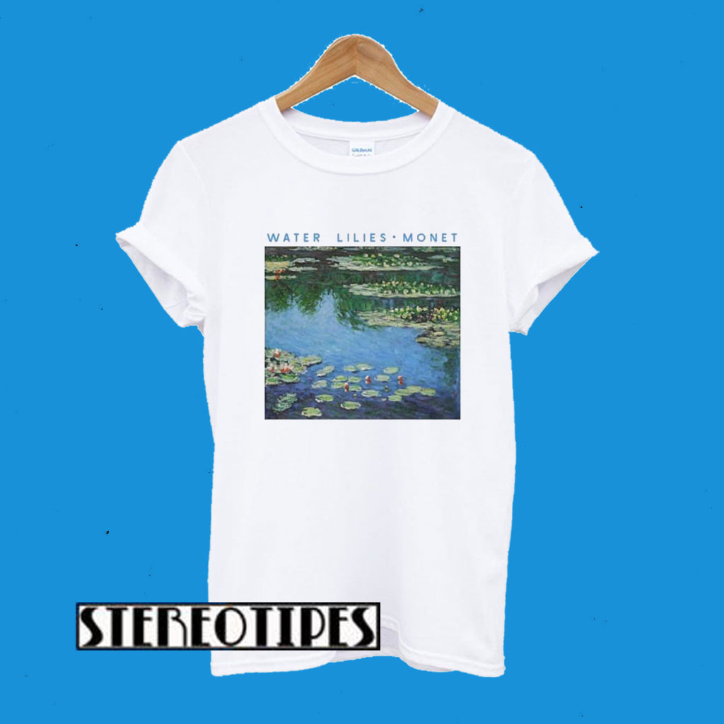 Claude Monet Painting Water Lilies T-Shirt
