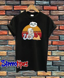 Daenerys Targaryen Chibi Game Of Thrones Retro T-Shirt