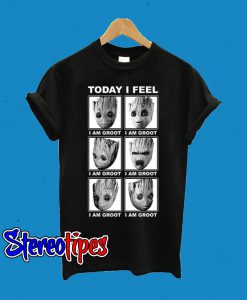 Face Of Groot I Feel T-Shirt