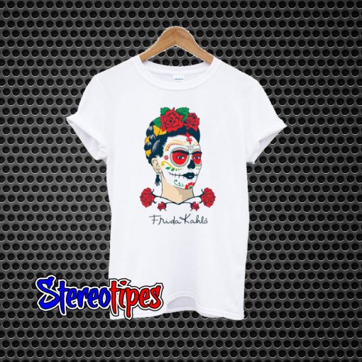 Frida Kahlo Sugar Skull T-Shirt