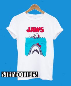 Hello Kitty Jaws Parody T-Shirt