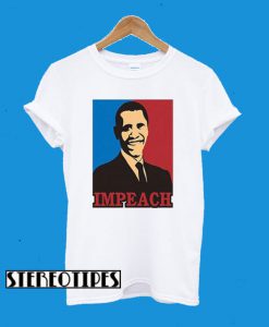 Impeach Obama White T-Shirt