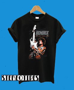 Jimi Hendrix Electric Ladyland Guitar Swirl T-Shirt