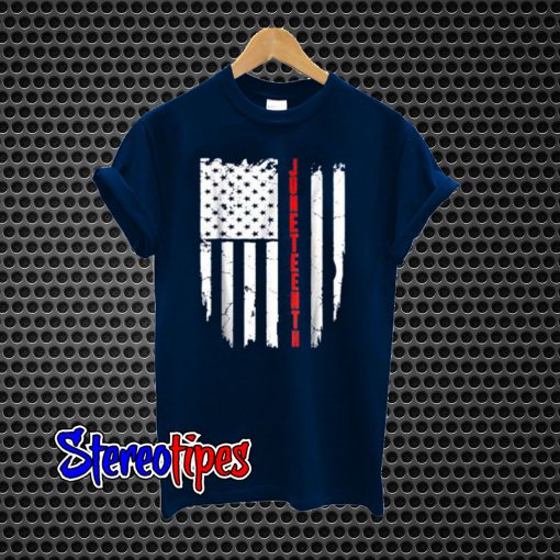 Juneteenth American Flag T-Shirt