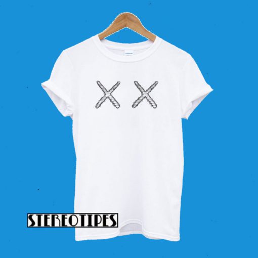 KAWS X UNIQLO – XX Classic Logo White T-Shirt