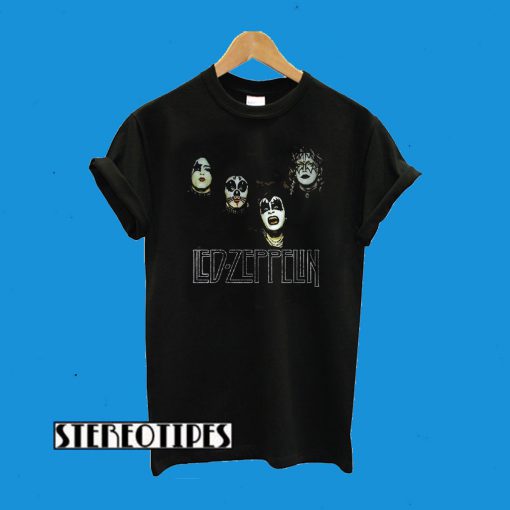 Led Zeppelin x KISS Combo Metal T-Shirt