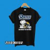 Los Angeles Rams Gateway To Victory Super Bowl 2019 Snoopy Football T-Shirt