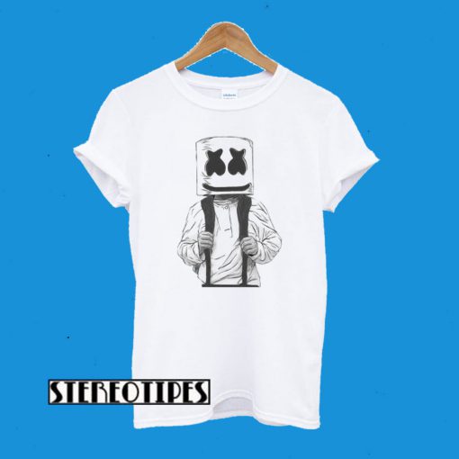 Marshmello Short Sleeve White T-Shirt